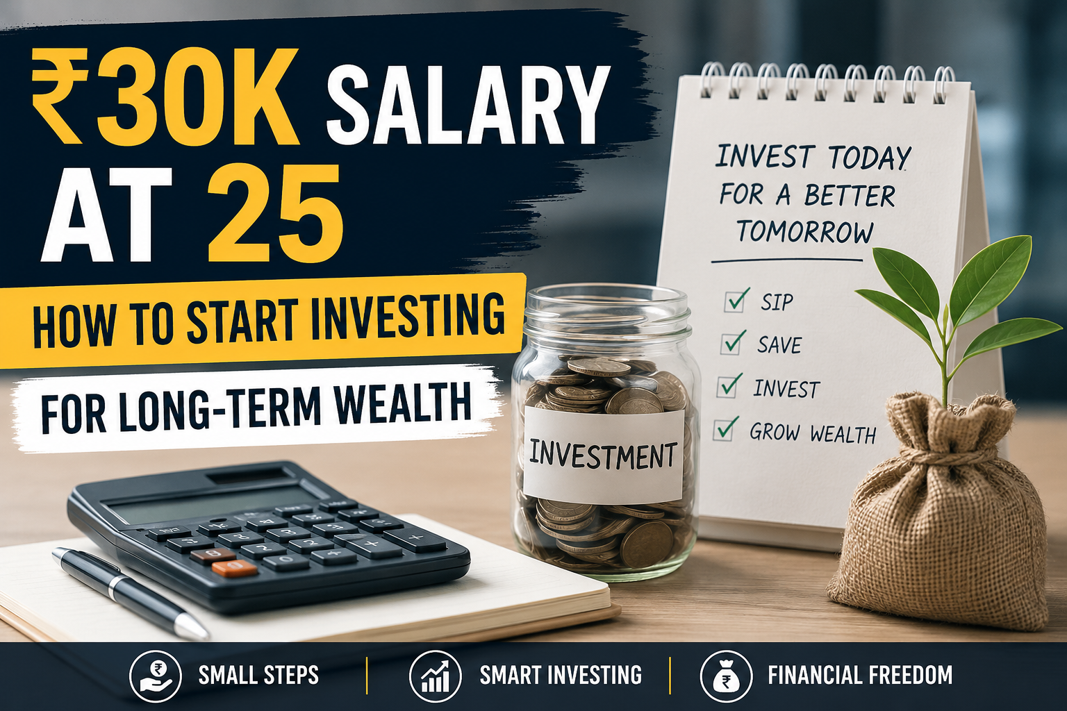 ₹30K Salary at 25 How I’d Start Investing for Long-Term Wealth